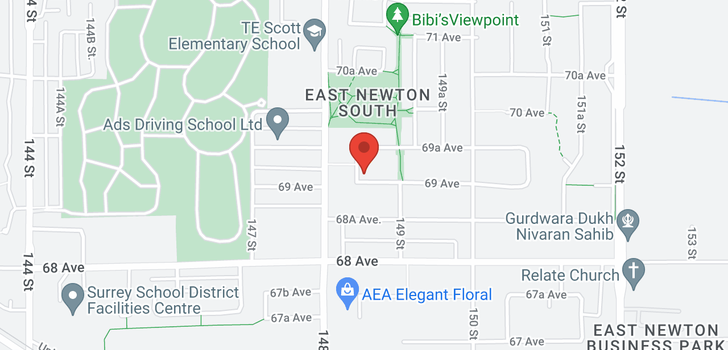 map of 6940 148A STREET